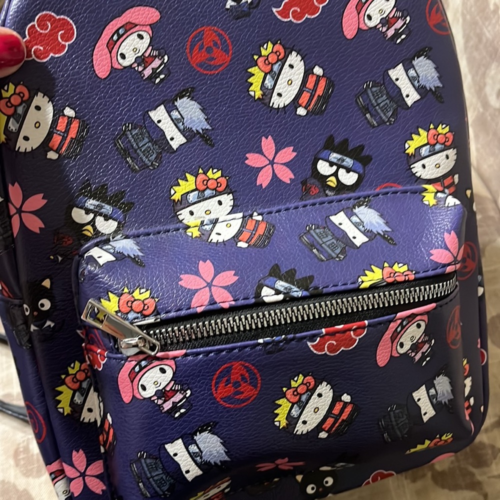 Hello Kitty Naruto Mini Backpack Gem